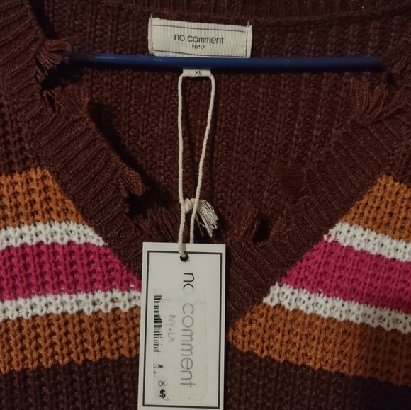 Distressed Women's Sweater Dress Size XL - Picture 5 of 5